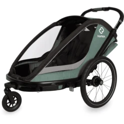 Hamax Rimorchio Per Bici Cocoon Con Posizione Di Riposo Regolabile, Verde/nero 7 Hamax Rimorchio Per Bici Cocoon Con Posizione Di Riposo Regolabile, Verde/nero -Baby Sconto hamax rimorchio per bici cocoon con posizione di riposo regolabile verde nero a415125 2
