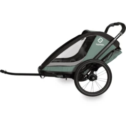 Hamax Rimorchio Per Bici Cocoon Con Posizione Di Riposo Regolabile, Verde/nero 8 Hamax Rimorchio Per Bici Cocoon Con Posizione Di Riposo Regolabile, Verde/nero -Baby Sconto hamax rimorchio per bici cocoon con posizione di riposo regolabile verde nero a415125 3