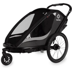 Hamax Rimorchio Per Bici Cocoon ONE Con Posizione Di Riposo Regolabile, Grigio/nero -Baby Sconto hamax rimorchio per bici cocoon one con posizione di riposo regolabile grigio nero a415138 3