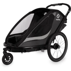 Hamax Rimorchio Per Bici Cocoon ONE Con Posizione Di Riposo Regolabile, Grigio/nero -Baby Sconto hamax rimorchio per bici cocoon one con posizione di riposo regolabile grigio nero a415138 4