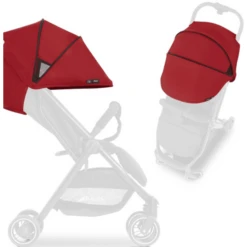 Hauck Cappottina Swift X Single Deluxe Canopy Red -Baby Sconto hauck cappottina swift x single deluxe canopy red a300241 2