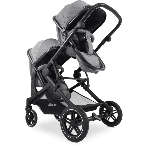 Hauck Passeggino Gemellare Atlantic Twin Melange Grey 3 Hauck Passeggino Gemellare Atlantic Twin Melange Grey - immagine 3