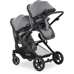 Hauck Passeggino Gemellare Atlantic Twin Melange Grey