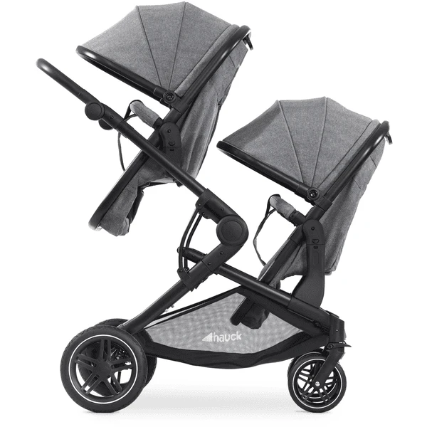 Hauck Passeggino Gemellare Atlantic Twin Melange Grey 4 Hauck Passeggino Gemellare Atlantic Twin Melange Grey - immagine 4