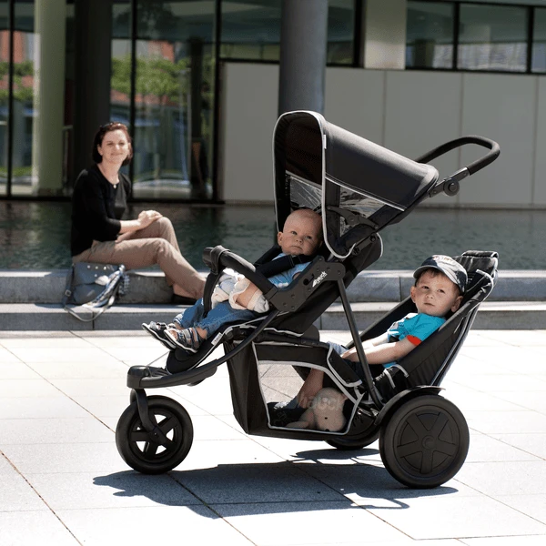 HAUCK Passeggino Gemellare Freerider SH 12 Black 2 HAUCK Passeggino Gemellare Freerider SH 12 Black - immagine 2