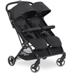 Hauck Passeggino Gemellare Swift X Duo Black