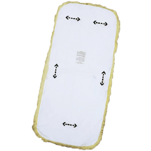 HEITMANN Inserto In Vello D'agnello, Grigio 2 HEITMANN Inserto In Vello D'agnello, Grigio - immagine 2