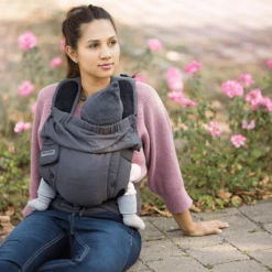 Hoppediz Marsupio Bondolino Plus Jaquard, One Size London Grigio-nero -Baby Sconto hoppediz marsupio bondolino plus jaquard one size london grigio nero a272714 2