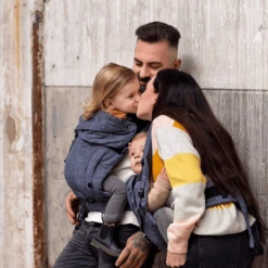 Hoppediz Marsupio Bondolino Plus Popeline One Size Denim -Baby Sconto hoppediz marsupio bondolino plus popeline one size denim a272716 2