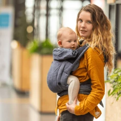 Hoppediz Marsupio Bondolino Plus Popeline One Size Denim Nero -Baby Sconto hoppediz marsupio bondolino plus popeline one size denim nero a272717 3