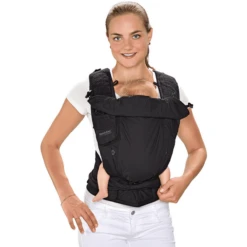 Hoppediz Marsupio Bondolino Plus Popeline One Size Nero