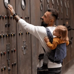 Hoppediz Marsupio Hop-Tye Buckle Denim -Baby Sconto hoppediz marsupio hop tye buckle denim a272630 4