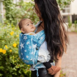 Hoppediz Marsupio Hop-Tye Buckle Jacquard Singapore Blu -Baby Sconto hoppediz marsupio hop tye buckle jacquard singapore blu a299654 4