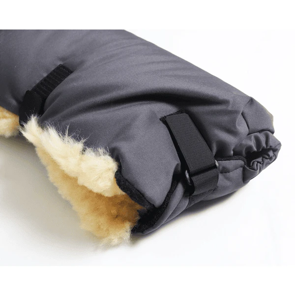 KAISER Scaldamani In Vello D´agnello Big Double Antracite 3 KAISER Scaldamani In Vello D´agnello Big Double Antracite - immagine 3