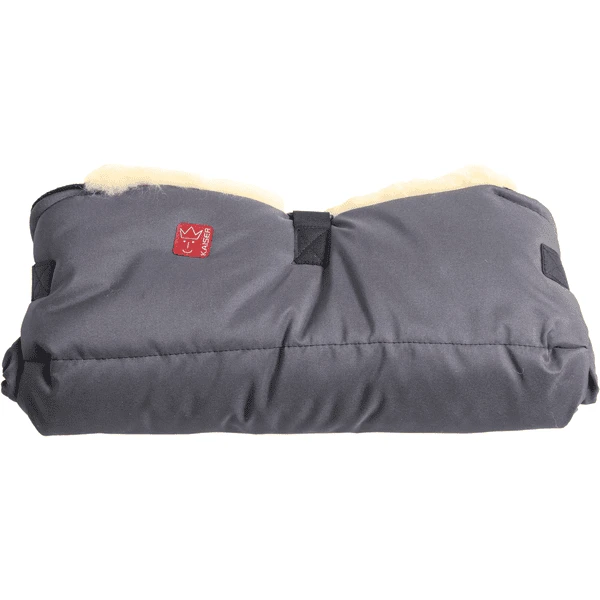 KAISER Scaldamani In Vello D´agnello Big Double Antracite 1 KAISER Scaldamani In Vello D´agnello Big Double Antracite