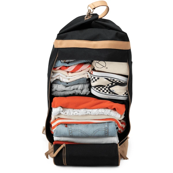 KAOS Zaino Da Viaggio - Nero / Beige 5 KAOS Zaino Da Viaggio - Nero / Beige - immagine 5