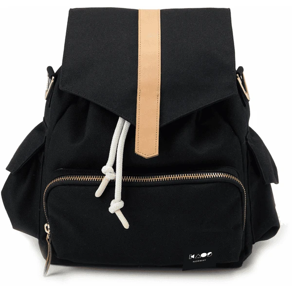 KAOS Zaino Fasciatoio Per Pannolino Ransel - Nero / Beige 1 KAOS Zaino Fasciatoio Per Pannolino Ransel - Nero / Beige