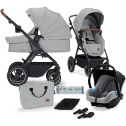 Kinderkraft Passeggino Trio B-TOUR Grigio Chiaro