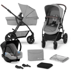 Kinderkraft Passeggino Trio MOOV CT, Grigio Melange
