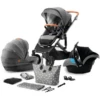 Kinderkraft Passeggino Trio Prime 2020 3 In 1 Grey