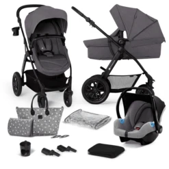 Kinderkraft Passeggino Trio XMOOV Grigio Scuro
