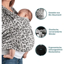 KOALA BABY CARE ® Fionda Per Bambini Cuddle Volume 2 - Leopardo -Baby Sconto koala baby care fionda per bambini cuddle volume 2 leopardo a408325 2