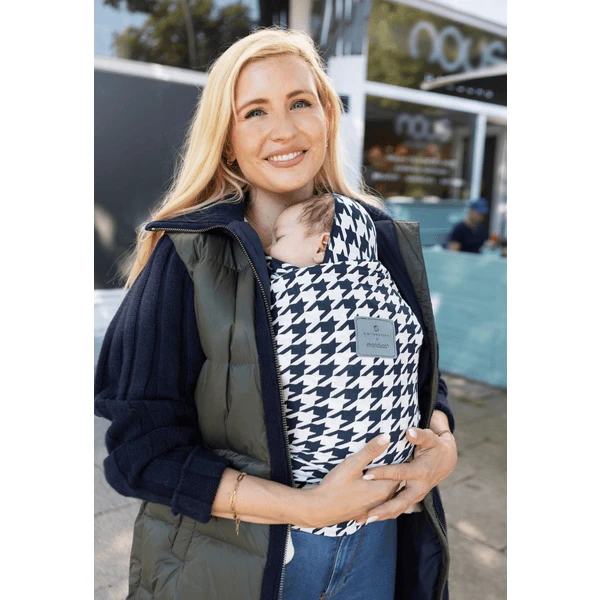 Manduca Fionda Per Bambini Di Bellybutton Pepita Navy 5 Manduca Fionda Per Bambini Di Bellybutton Pepita Navy - immagine 5