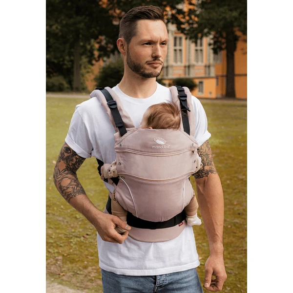 Manduca Marsupio First Pure Cotton Powder 2 Manduca Marsupio First Pure Cotton Powder - immagine 2