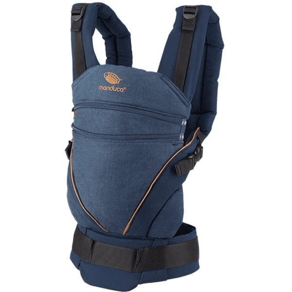 Manduca Marsupio XT Cotton Denimblue-Toffee 3 Manduca Marsupio XT Cotton Denimblue-Toffee - immagine 3