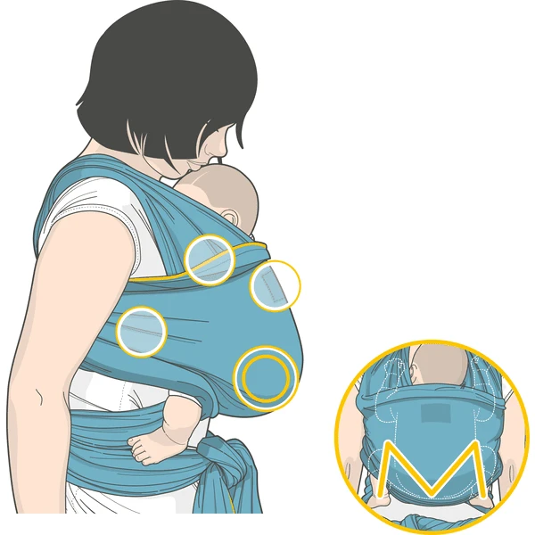 MANDUCA Sling Fascia Slate 5 MANDUCA Sling Fascia Slate - immagine 5