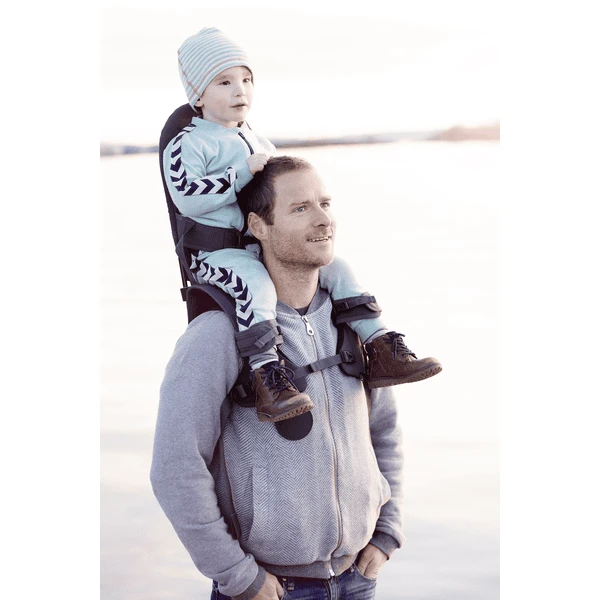 MINIMEIS Marsupio Porta Bimbo Sulle Spalle, Antracite/nero 2 MINIMEIS Marsupio Porta Bimbo Sulle Spalle, Antracite/nero - immagine 2