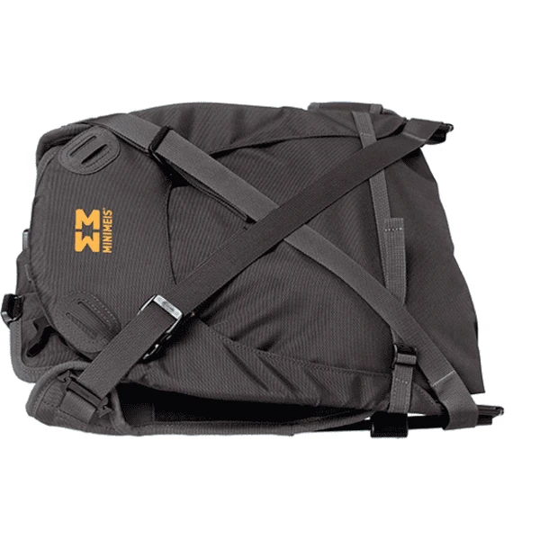 MINIMEIS Marsupio Porta Bimbo Sulle Spalle, Antracite/nero 5 MINIMEIS Marsupio Porta Bimbo Sulle Spalle, Antracite/nero - immagine 5