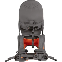 MINIMEIS Marsupio Porta Bimbo Sulle Spalle, Grigio/arancio