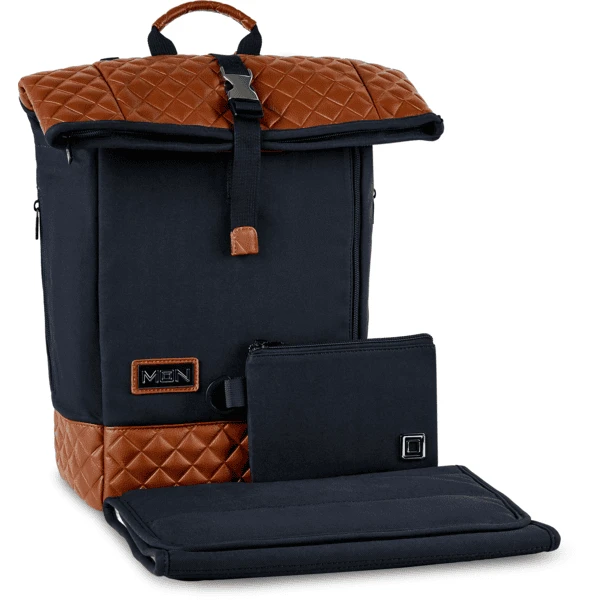 MOON Zaino Fasciatoio Rolltop Premium Blu 4 MOON Zaino Fasciatoio Rolltop Premium Blu - immagine 4