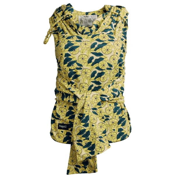 Najell Marsupio/Imbracatura Wrap Lemon Print 1 Najell Marsupio/Imbracatura Wrap Lemon Print