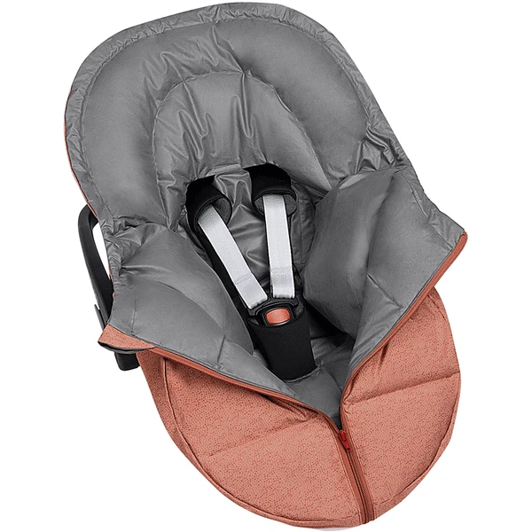 Odenwälder Coprigambe BabyNest Dauni Fashion Modern Blizzard, Ruggine 2 Odenwälder Coprigambe BabyNest Dauni Fashion Modern Blizzard, Ruggine - immagine 2