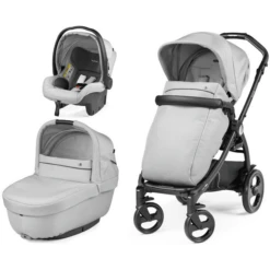 Peg Perego Passeggino 3 In 1 Book Smart - Grigio