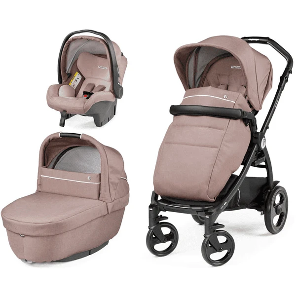 Peg Perego Passeggino 3 In 1 Book Smart - Rosa 1 Peg Perego Passeggino 3 In 1 Book Smart - Rosa