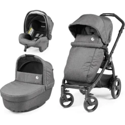 Peg Perego Passeggino 3 In 1 Futura - Grigio