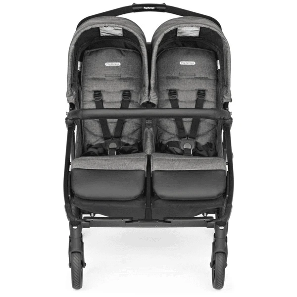 Peg Perego Passeggino Gemellare Book For Two - Grigio 2 Peg Perego Passeggino Gemellare Book For Two - Grigio - immagine 2