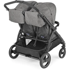 Peg Perego Passeggino Gemellare Book For Two - Grigio 7 Peg Perego Passeggino Gemellare Book For Two - Grigio -Baby Sconto peg perego passeggino gemellare book for two grigio a383471 2