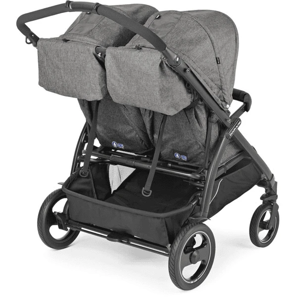 Peg Perego Passeggino Gemellare Book For Two - Grigio 3 Peg Perego Passeggino Gemellare Book For Two - Grigio - immagine 3
