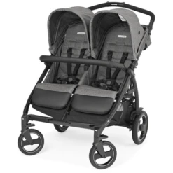 Peg Perego Passeggino Gemellare Book For Two - Grigio