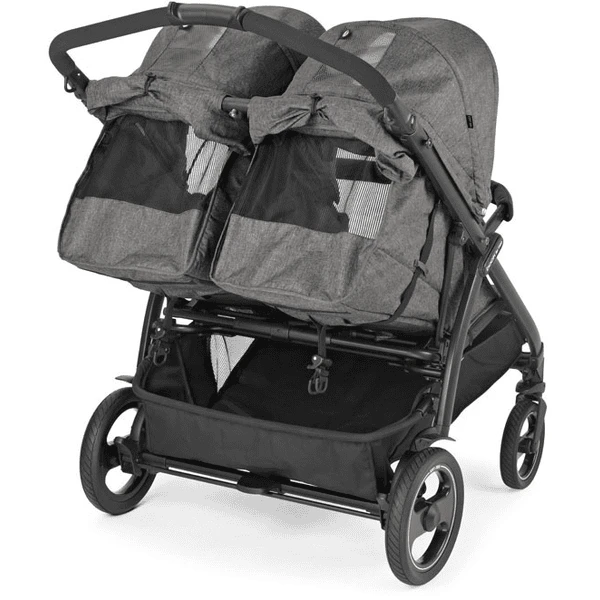 Peg Perego Passeggino Gemellare Book For Two - Grigio 4 Peg Perego Passeggino Gemellare Book For Two - Grigio - immagine 4