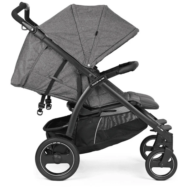 Peg Perego Passeggino Gemellare Book For Two - Grigio 5 Peg Perego Passeggino Gemellare Book For Two - Grigio - immagine 5