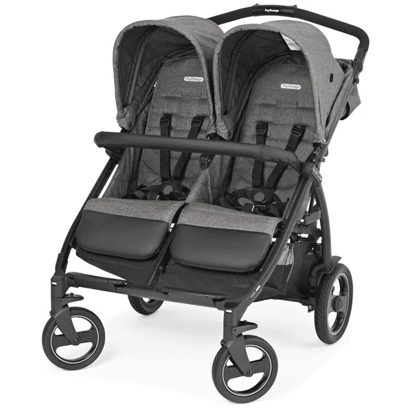 Peg Perego Passeggino Gemellare Book For Two - Grigio 1 Peg Perego Passeggino Gemellare Book For Two - Grigio