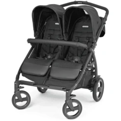 Peg Perego Passeggino Gemellare Book For Two - Nero