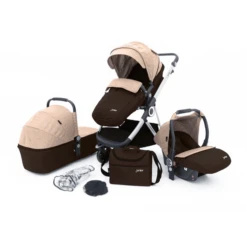 Petex Passeggino Trio 3 In 1 Multi Traveller Marrone/cromo