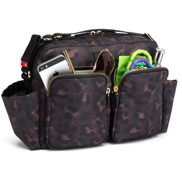 Storksak Organizer Per Passeggini Leopard Black 3 Storksak Organizer Per Passeggini Leopard Black - immagine 3