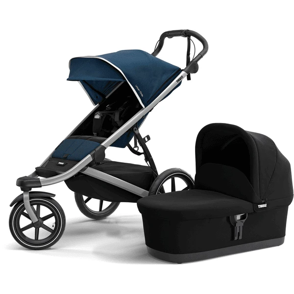 THULE Passeggino Urban Glide 2 Con Navicella Majolica Blu 1 THULE Passeggino Urban Glide 2 Con Navicella Majolica Blu